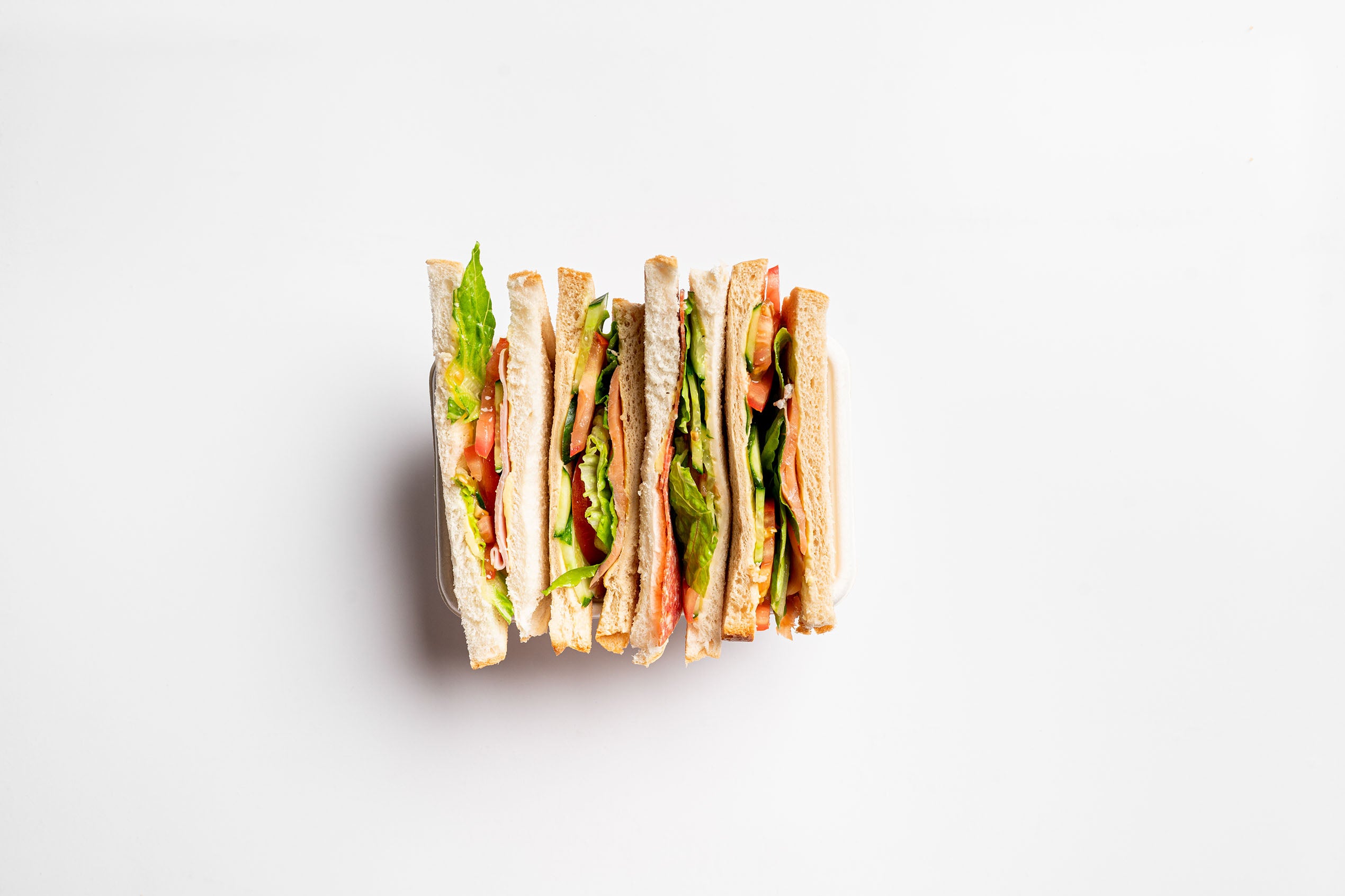 Executive Point Sandwiches - Smoked Salmon and Sour Cream