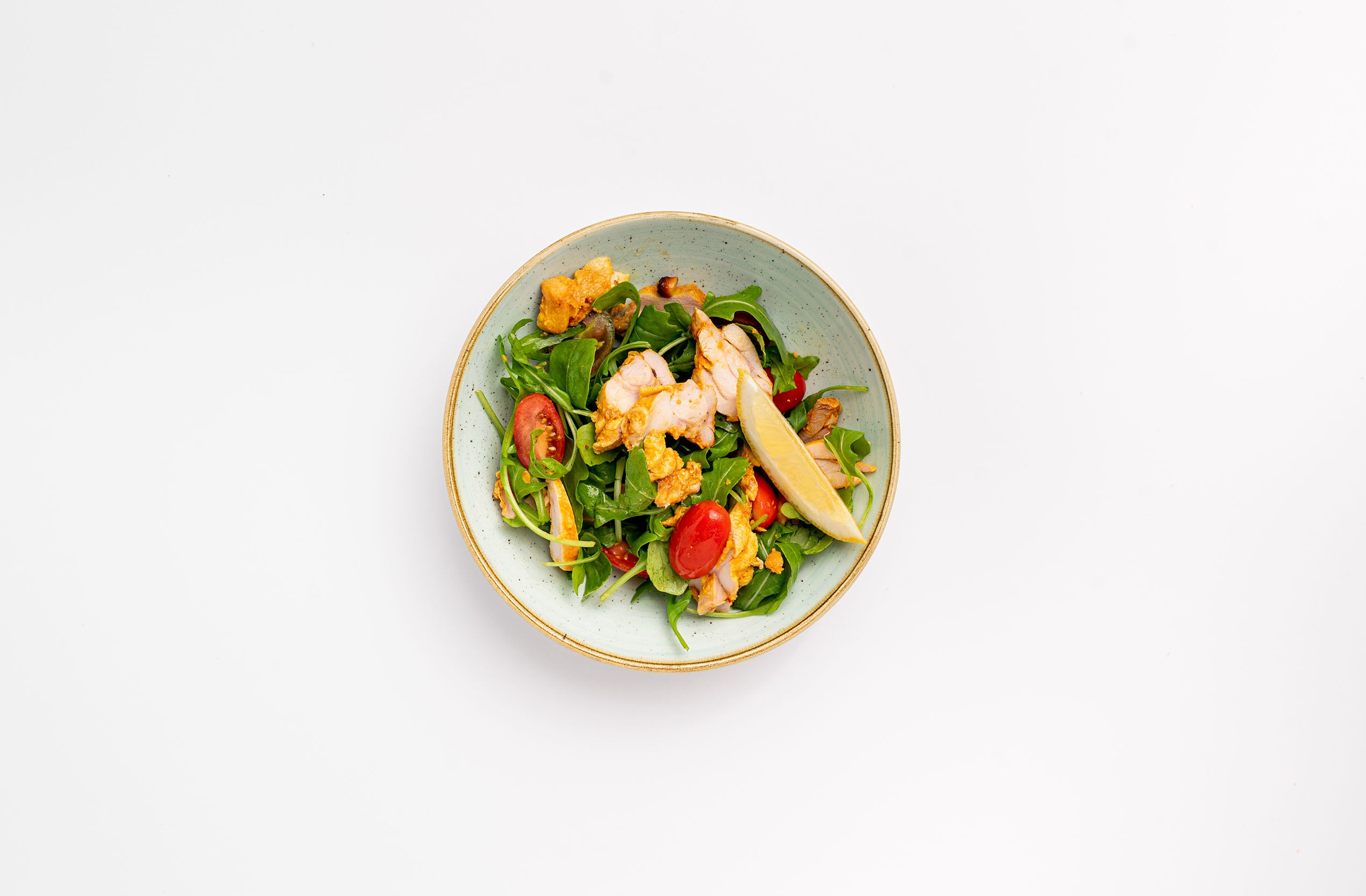 Grilled Lemon Chicken and Rocket Salad with Cherry Tomato and Smoked Paprika
